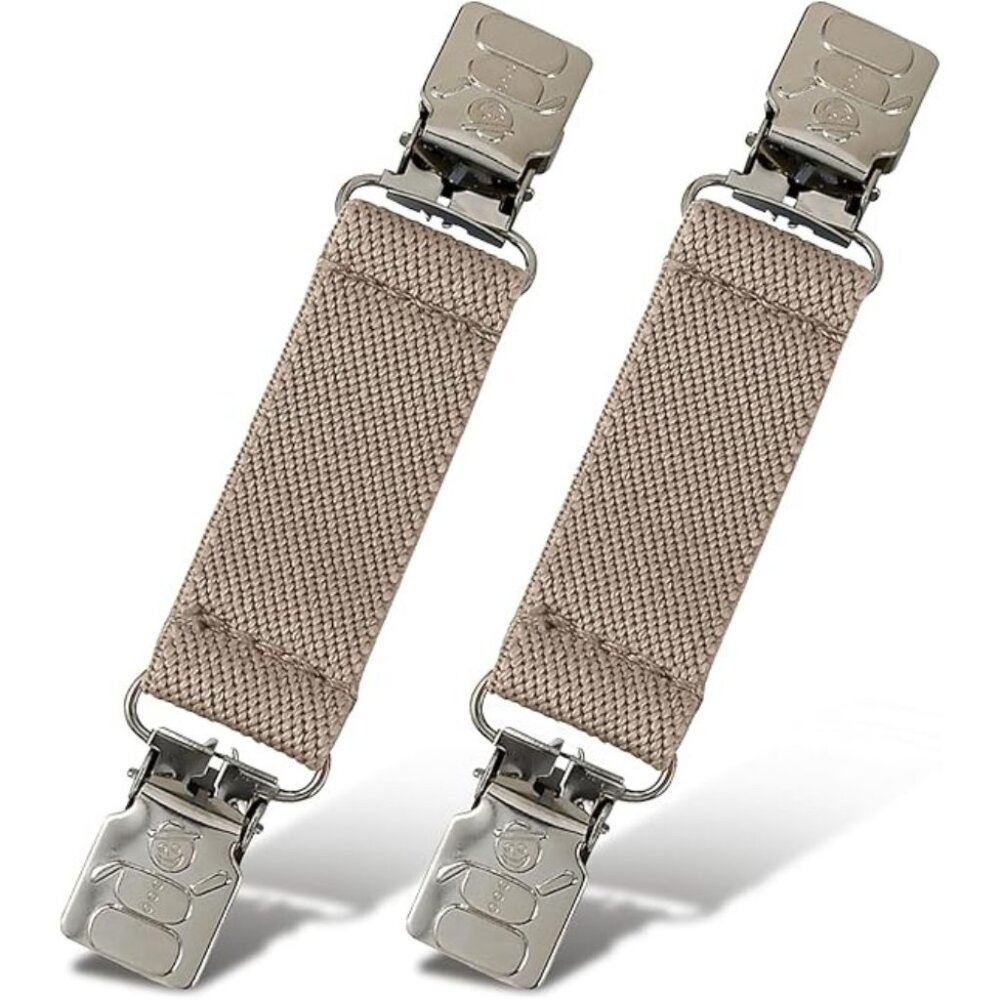 Hold’Em Mitten Glove Clips for Toddler & Kids Extra Tight Grip - Tan